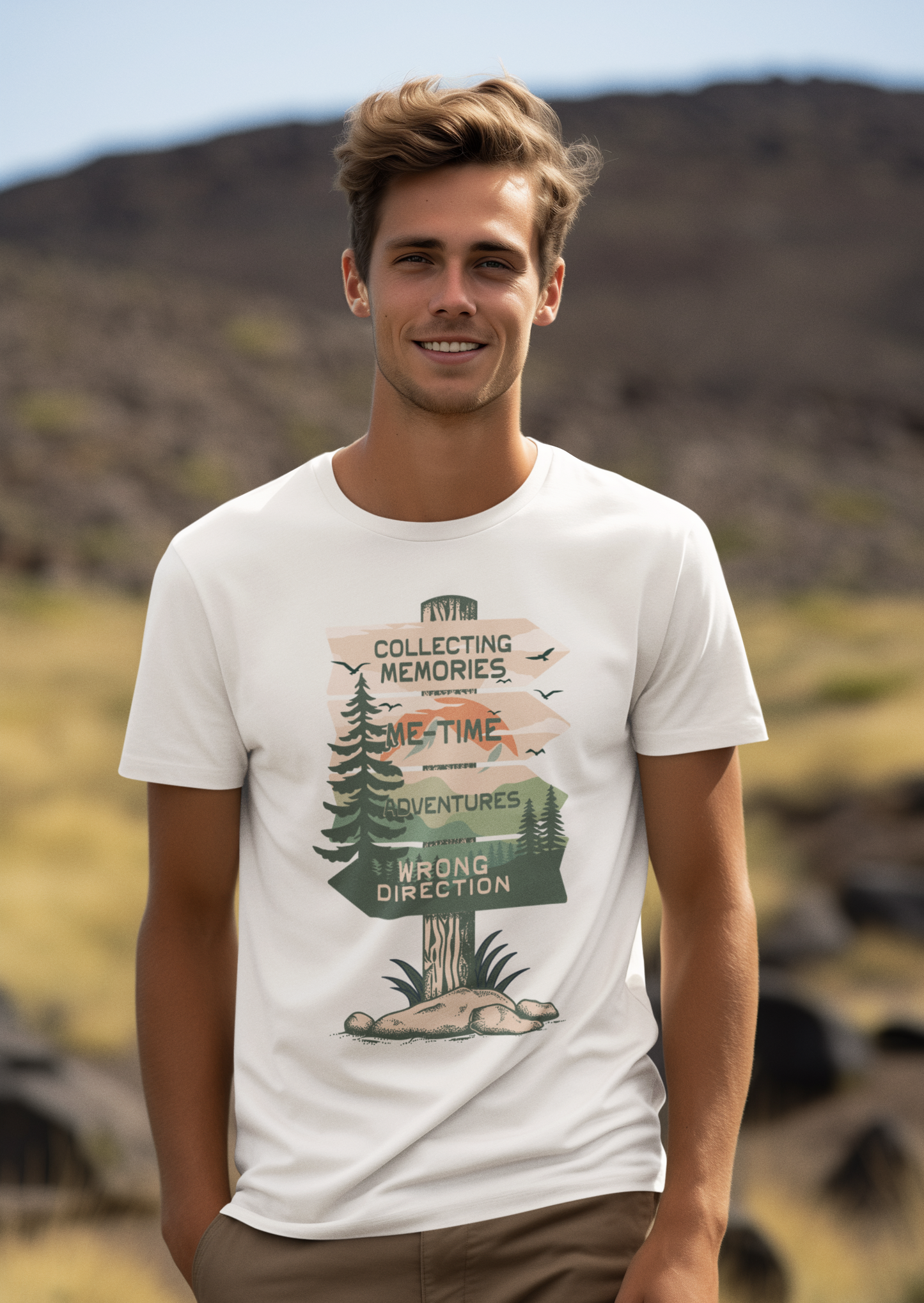 Welche Richtung? - Unisex Premium T-Shirt