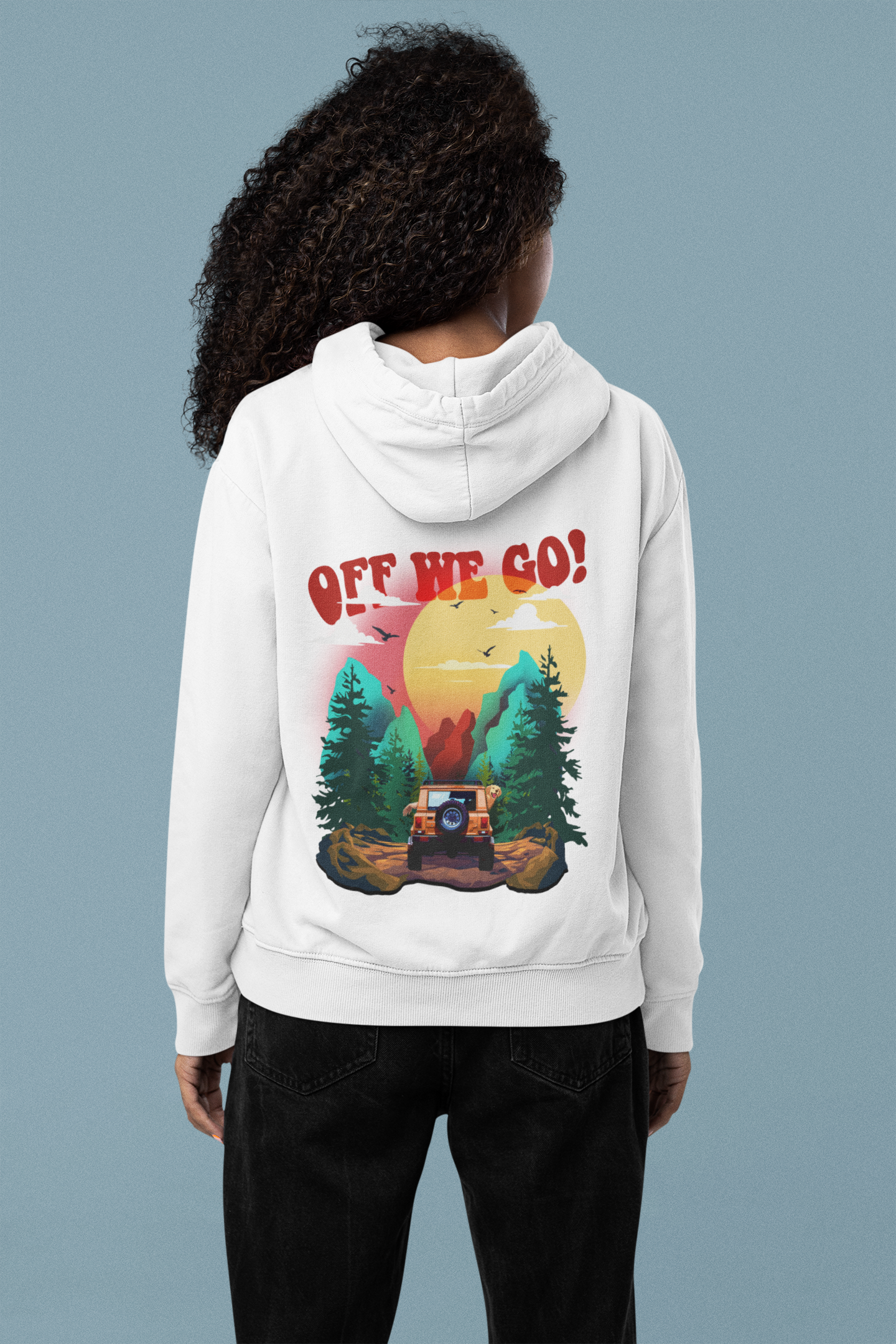 Off we go! - Unisex Classic Zipper Hoodie