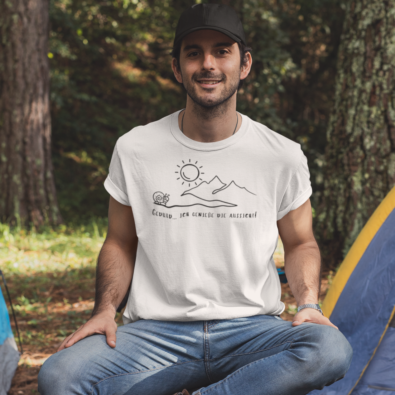 Geduld... - Unisex Premium T-Shirt